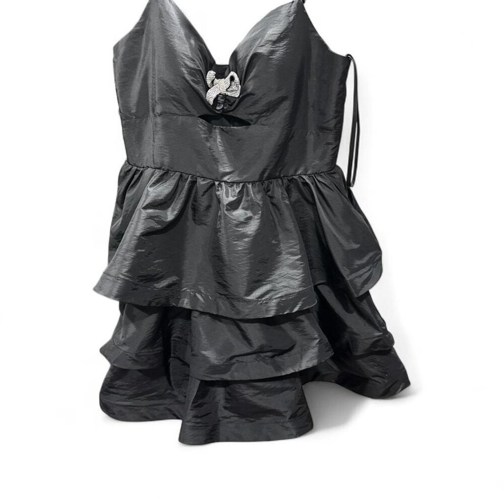 Camille Women's Black and Silver Dress